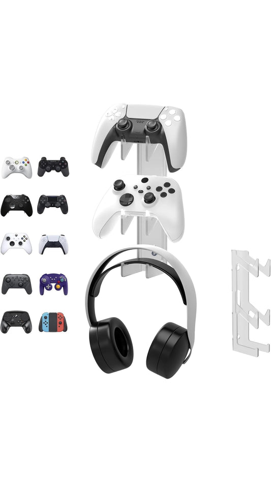 Wall Mount, Headphone Hanger, for Switch, Xbox, and Ps4/5