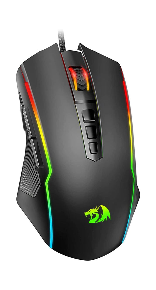 Wired Gaming Mouse with RGB Backlit, 8000 DPI, 9 Programmable Macro Buttons